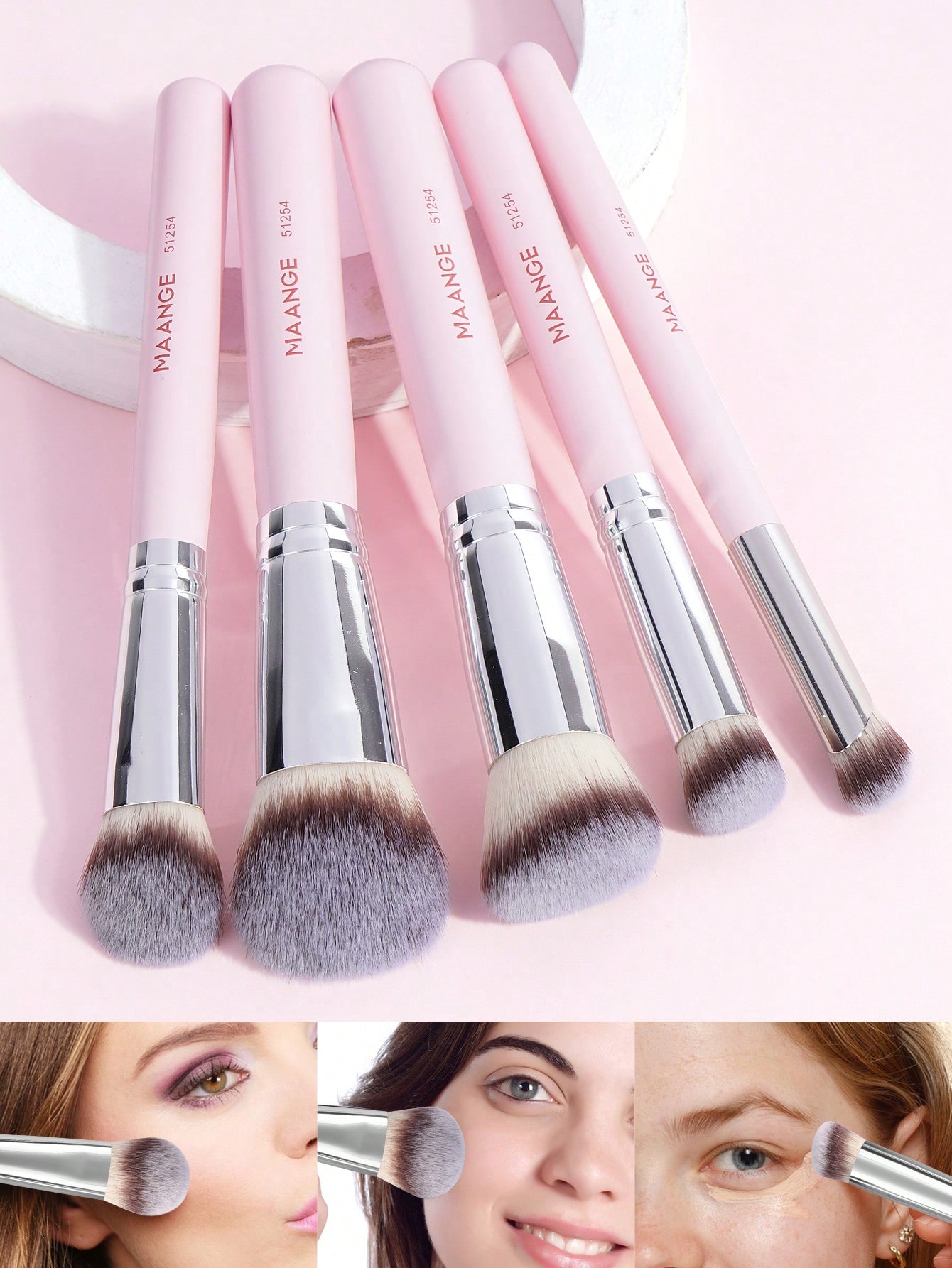 Brush Set Pink 4
