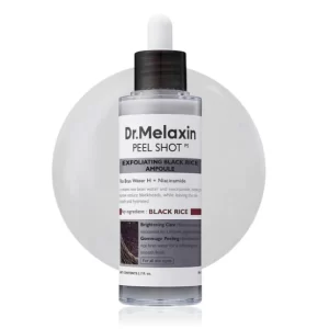 Dr.Melaxin Peel Shot Glow Rice Peeling Ampoule Duo Daily Soft Exfoliating Face