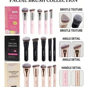 MAANGE 5pcs Professional Face Makeup Brush Set