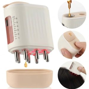 Hair Oil Applicator and Scalp Massager 2 in 1