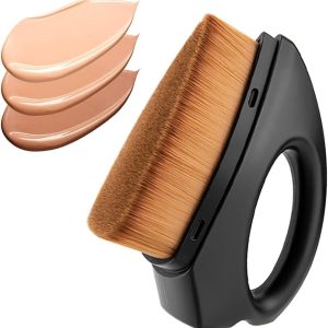Iron Shape Kabuki Makeup Brush for Liquid Foundation with Portable Case