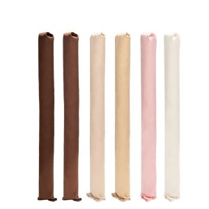 6pcs Kit Twist Sponge Sleep Satin Hair Curling Rod Set