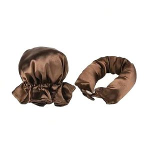 Heatless Hair Curler 3+3Hair Curling Roller Dark brown